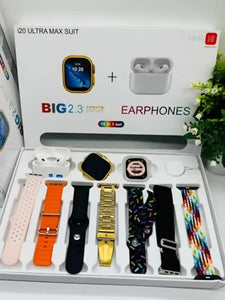 ultra smart watch 7 in 1 with airpods.